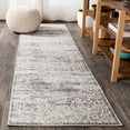 thumbnail image 1 of JONATHAN Y MODERN PERSIAN 2 x 8 Runner Rug, Minori Filigree Medallion - Light Gray/Cream, MDP206B-28, 1 of 9