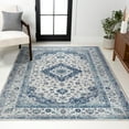 thumbnail image 1 of JONATHAN Y MODERN PERSIAN 5 x 8 Area Rug, Indhira Ornate Medallion Persian - Blue/Gray, MDP212A-5, 1 of 10