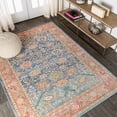 thumbnail image 1 of JONATHAN Y MODERN PERSIAN 4 x 6 Area Rug, Alba Faded Peshawar - Plum/Terracotta, MDP304C-4, 1 of 12