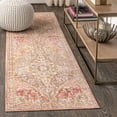 thumbnail image 1 of JONATHAN Y MODERN PERSIAN 2 x 8 Runner Rug, Petras Ornate Medallion - Brown/Pink, MDP307B-28, 1 of 9