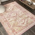 thumbnail image 1 of JONATHAN Y MODERN PERSIAN 3 x 5 Area Rug, Darija Ornate Geometric Medallion - Pink, MDP308B-3, 1 of 12