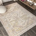 thumbnail image 1 of JONATHAN Y MODERN PERSIAN 4 x 6 Area Rug, Darija Ornate Geometric Medallion - Light Blue/Ivory, MDP308D-4, 1 of 12