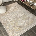 thumbnail image 1 of JONATHAN Y MODERN PERSIAN 5 x 8 Area Rug, Darija Ornate Geometric Medallion - Light Blue/Ivory, MDP308D-5, 1 of 12