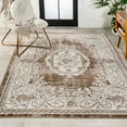 thumbnail image 1 of JONATHAN Y MODERN PERSIAN 4 x 6 Area Rug, Rosalia Cottage Medallion - Brown/Gray, MDP401E-4, 1 of 10