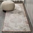thumbnail image 1 of JONATHAN Y MODERN PERSIAN 2 x 8 Runner Rug, Rosalia Cottage Medallion - Brown/Cream, MDP402A-28, 1 of 9