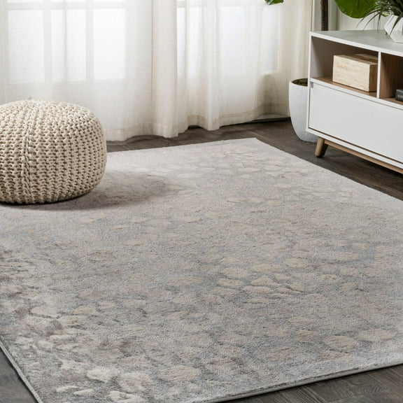 JONATHAN Y MODERN PERSIAN 5 x 8 Area Rug, Roma Ornate Geometric Tile - Gray, MDP405A-5