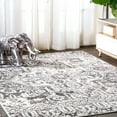thumbnail image 1 of JONATHAN Y MODERN PERSIAN 8 x 10 Area Rug, Scala Grand Medallion Ornate - Brown/Ivory, MDP500A-8, 1 of 12
