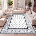 thumbnail image 1 of JONATHAN Y MODERN PERSIAN 8 x 10 Area Rug, Acanthus French Border - Cream/Light Gray, MDP504B-8, 1 of 10