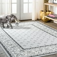 thumbnail image 1 of JONATHAN Y MODERN PERSIAN 8 x 10 Area Rug, Acanthus French Border - Light Gray/Cream, MDP504F-8, 1 of 11