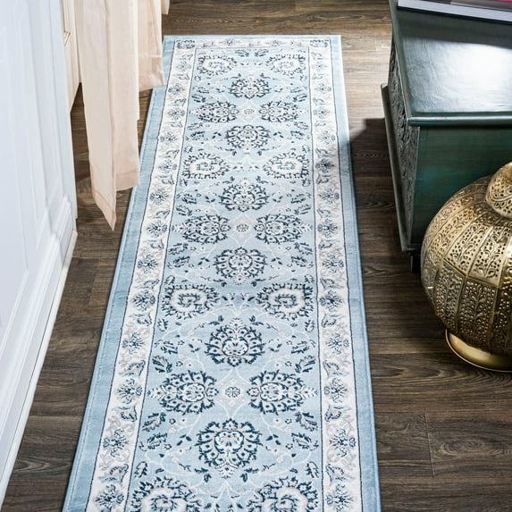 JONATHAN Y MODERN PERSIAN 2 x 8 Runner Rug, Cherie French Cottage - Blue/Cream, MDP505A-28