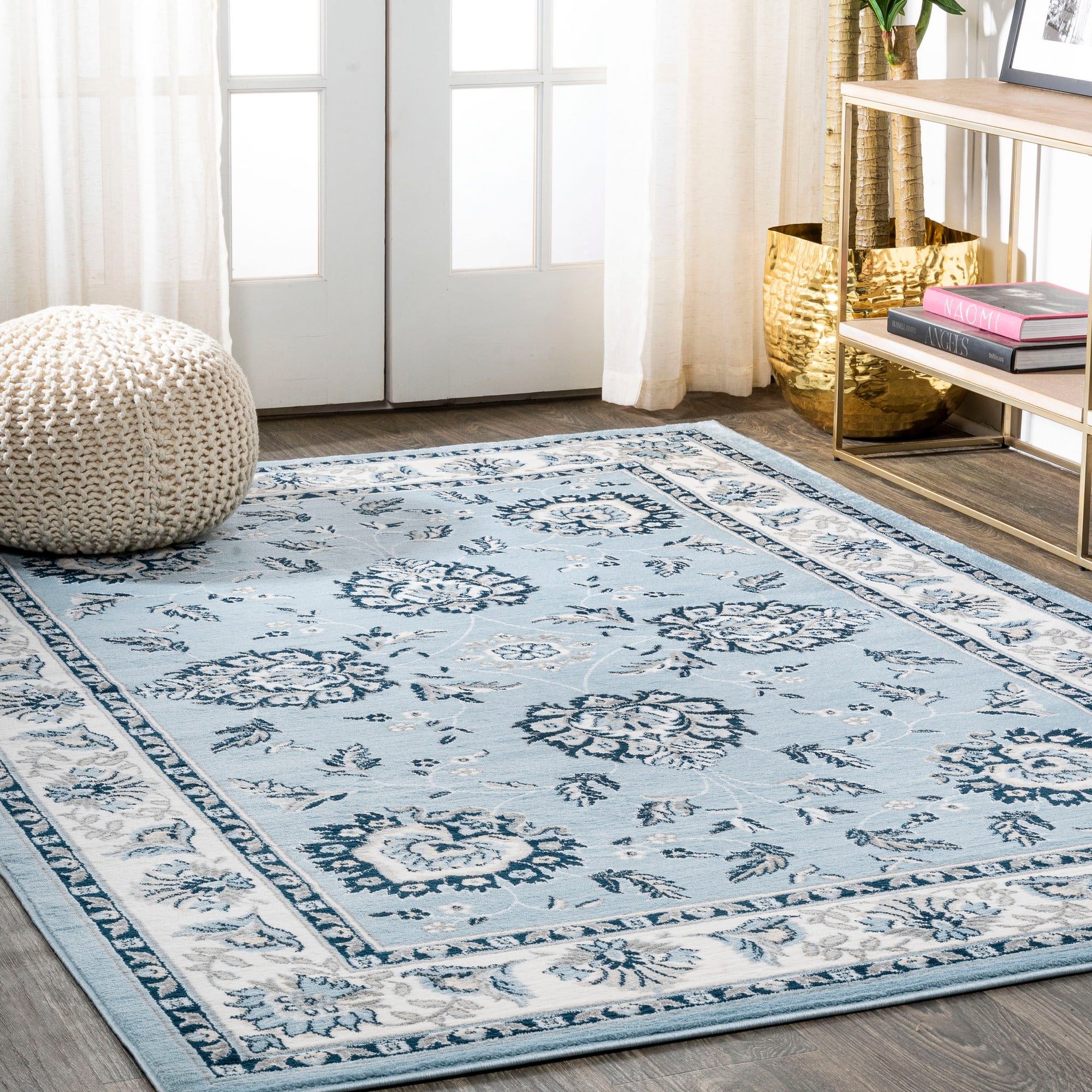 JONATHAN Y MODERN PERSIAN 8 x 10 Area Rug, Cherie French Cottage - Blue/Cream, MDP505A-8