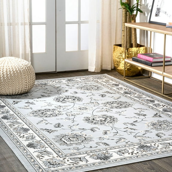 JONATHAN Y MODERN PERSIAN 4 x 6 Area Rug, Cherie French Cottage - Light Gray/Cream, MDP505C-4