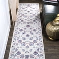 thumbnail image 1 of JONATHAN Y MODERN PERSIAN 2 x 10 Runner Rug, Vintage Moroccan Traditional - Ivory/Blue/Red, MDP101D-210, 1 of 10