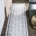 thumbnail image 1 of JONATHAN Y MODERN PERSIAN 2 x 8 Runner Rug, Acanthus French Border - Light Gray/Cream, MDP504F-28, 1 of 9