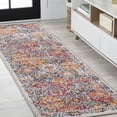 thumbnail image 1 of JONATHAN Y MODERN PERSIAN 2 x 8 Runner Rug, Boho Vintage Trellis - Ivory/Navy/Multi, MDP205C-28, 1 of 4