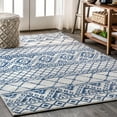 thumbnail image 1 of JONATHAN Y MOROCCAN HYPE 8 x 10 Area Rug, Boho Vintage Tribal - Cream/Blue, MOH103A-8, 1 of 3