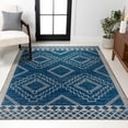 thumbnail image 1 of JONATHAN Y MOH200D-5 Amir Moroccan Beni Souk Navy/Ivory 5 ft. x 8 ft. Area Rug, 1 of 4