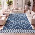 thumbnail image 1 of JONATHAN Y MOH200D-5 Amir Moroccan Beni Souk Navy/Ivory 5 ft. x 8 ft. Area Rug, 1 of 9