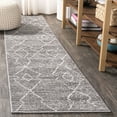 thumbnail image 1 of JONATHAN Y MOROCCAN HYPE 2 x 8 Runner Rug, Alia Moroccan Beni Souk - Gray/Cream, MOH202B-28, 1 of 9