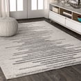 thumbnail image 1 of JONATHAN Y MOROCCAN HYPE 5 x 8 Area Rug, Aya Berber Stripe Geometric - Cream/Gray, MOH205A-5, 1 of 11