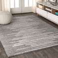 thumbnail image 1 of JONATHAN Y MOROCCAN HYPE 5 x 8 Area Rug, Aya Berber Stripe Geometric - Gray/Cream, MOH205B-5, 1 of 11