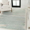 thumbnail image 1 of JONATHAN Y MOROCCAN HYPE 8 x 10 Area Rug, Khalil Berber Stripe - Cream/Turquoise, MOH207B-8, 1 of 10