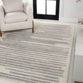 thumbnail image 1 of JONATHAN Y MOROCCAN HYPE 4 x 6 Area Rug, Khalil Berber Stripe - Cream/Gray, MOH207C-4, 1 of 10