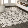 thumbnail image 1 of JONATHAN Y MOROCCAN HYPE 4 x 6 Area Rug, Aksil Moroccan Beni Souk - Cream/Black, MOH208A-4, 1 of 10