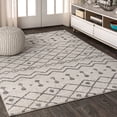 thumbnail image 1 of JONATHAN Y MOROCCAN HYPE 8 x 10 Area Rug, Aksil Moroccan Beni Souk - Cream/Gray, MOH208B-8, 1 of 10
