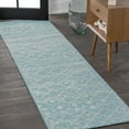 thumbnail image 1 of JONATHAN Y MOROCCAN HYPE 2 x 8 Runner Rug, Aksil Moroccan Beni Souk - Turquoise/Cream, MOH208D-28, 1 of 8