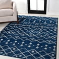 thumbnail image 1 of JONATHAN Y MOROCCAN HYPE 8 x 10 Area Rug, Aksil Moroccan Beni Souk - Navy/Cream, MOH208G-8, 1 of 8
