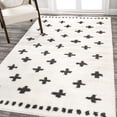 thumbnail image 1 of JONATHAN Y MOROCCAN HYPE 8 x 10 Area Rug, Cristo Berber Geometric Shag - White/Gray, MOH403A-8, 1 of 10