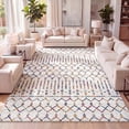 thumbnail image 1 of JONATHAN Y MOROCCAN HYPE 5 x 8 Area Rug, Boho Vintage Diamond - Cream/Multi, MOH101H-5, 1 of 10