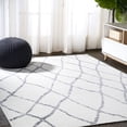thumbnail image 1 of JONATHAN Y MOROCCAN HYPE 8 x 10 Area Rug, Illi Moroccan Diamond Trellis - Ivory/Gray, MOH506A-8, 1 of 10