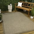thumbnail image 1 of JONATHAN Y Maxine Easy Jute Contemporary Border Boho Fine Rib Weave Beige 3 ft. x 5 ft. Indoor/Outdoor Area Rug, 1 of 7