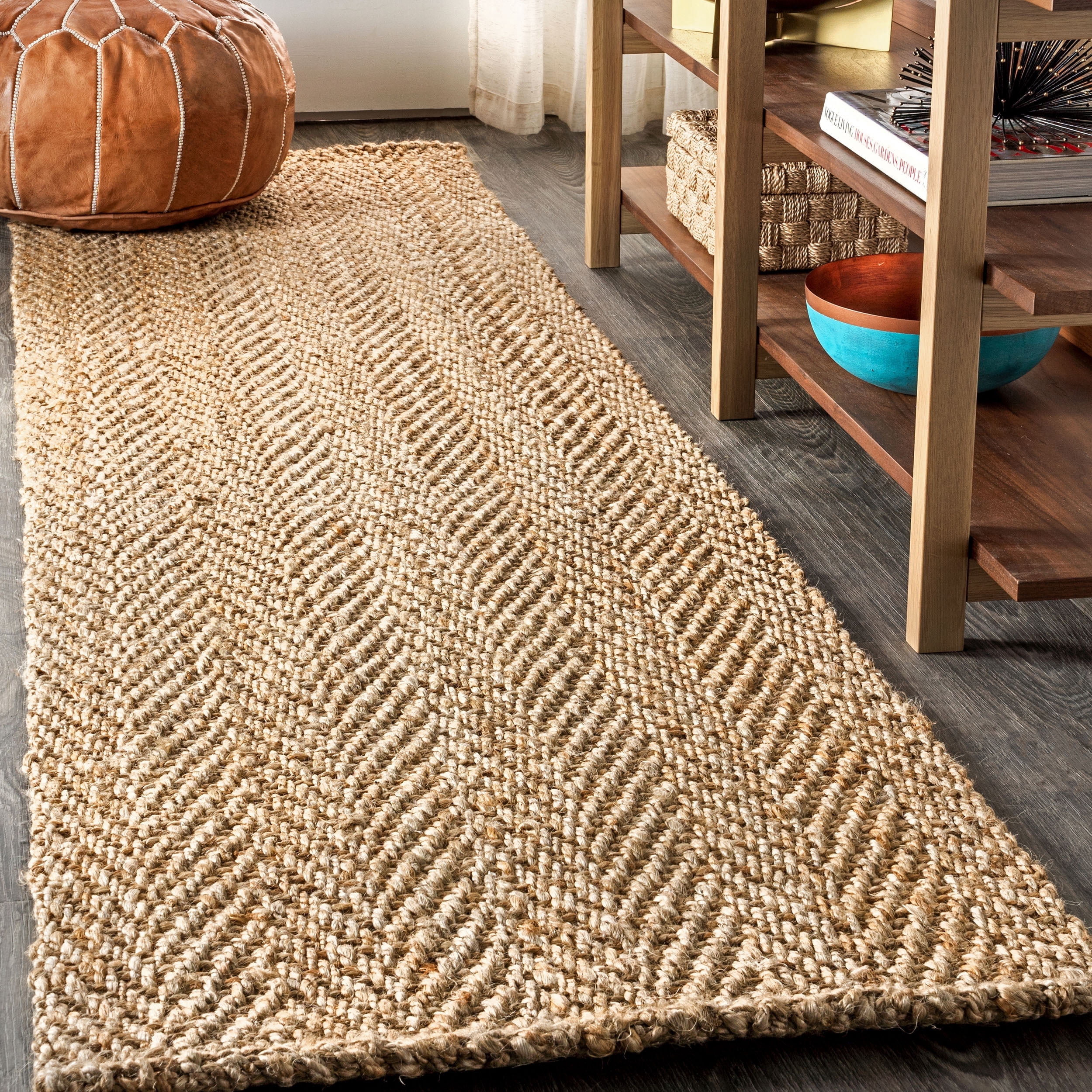 JONATHAN Y, Natural Fiber Runner Rug, 2 x 8, Off-White - Walmart.com