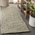 thumbnail image 1 of JONATHAN Y NATURAL FIBER 2 x 14 Runner Rug, Pata Hand Woven Chunky Jute - Gray, NRF102C-214, 1 of 4