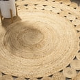 thumbnail image 1 of JONATHAN Y ANSA 3' Round Area Rug, Bodhi Jute Hippie Circle - Natural, RNF104A-3R, 1 of 7