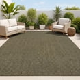 thumbnail image 1 of JONATHAN Y FXV203B-5 Rowena Smart Jute Scandinavian Boho Herringbone Weave Brown 5 ft. x 8 ft. Indoor/Outdoor Area Rug, 1 of 9