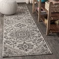 thumbnail image 1 of JONATHAN Y SANTA MONICA 2 x 8 Runner Rug, Estrella Bohemian Medallion Textured Weave - Black/Gray, SMB105D-28, 1 of 6
