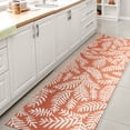 thumbnail image 1 of JONATHAN Y SANTA MONICA 2 x 8 Runner Rug, Nevis Palm Frond - Orange/Cream, SMB119E-28, 1 of 3