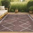 thumbnail image 1 of JONATHAN Y SANTA MONICA 4 x 6 Area Rug, Derya Tribal Diamond Trellis - Brown/Beige, SMB129B-4, 1 of 8