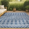 thumbnail image 1 of JONATHAN Y SANTA MONICA 4 x 6 Area Rug, Kafel Tribal Bohemian - Blue/Ivory, SMB130D-4, 1 of 9