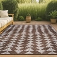 thumbnail image 1 of JONATHAN Y SANTA MONICA 5 x 8 Area Rug, Andratx Tribal Geometric - Brown/Beige, SMB126A-5, 1 of 9