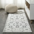 thumbnail image 1 of JONATHAN Y SOUTH BEACH 2 x 8 Runner Rug, Citta Pile Mediterranean Tile - White/Black, SBH102B-28, 1 of 9