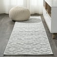 thumbnail image 1 of JONATHAN Y SOUTH BEACH 2 x 8 Runner Rug, Ararat Pile Moroccan Diamond - Black/Ivory, SBH105B-28, 1 of 9