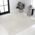 thumbnail image 1 of JONATHAN Y SCANDINAVIAN 9' Square Area Rug, Hallie Minimalist Curve Geometric - Ivory/Cream, SCN100B-9SQ, 1 of 9