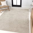 thumbnail image 1 of JONATHAN Y SCANDINAVIAN 4 x 6 Area Rug, Hallie Minimalist Curve Geometric - Beige/Cream, SCN100D-4, 1 of 11