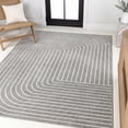 thumbnail image 1 of JONATHAN Y SCANDINAVIAN 4 x 6 Area Rug, Odense Minimalist Angle Geometric - Gray/Ivory, SCN101B-4, 1 of 9