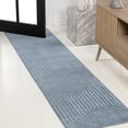thumbnail image 1 of JONATHAN Y SCANDINAVIAN 2 x 8 Runner Rug, Odense Minimalist Angle Geometric - Dark Blue/Cream, SCN101D-28, 1 of 9